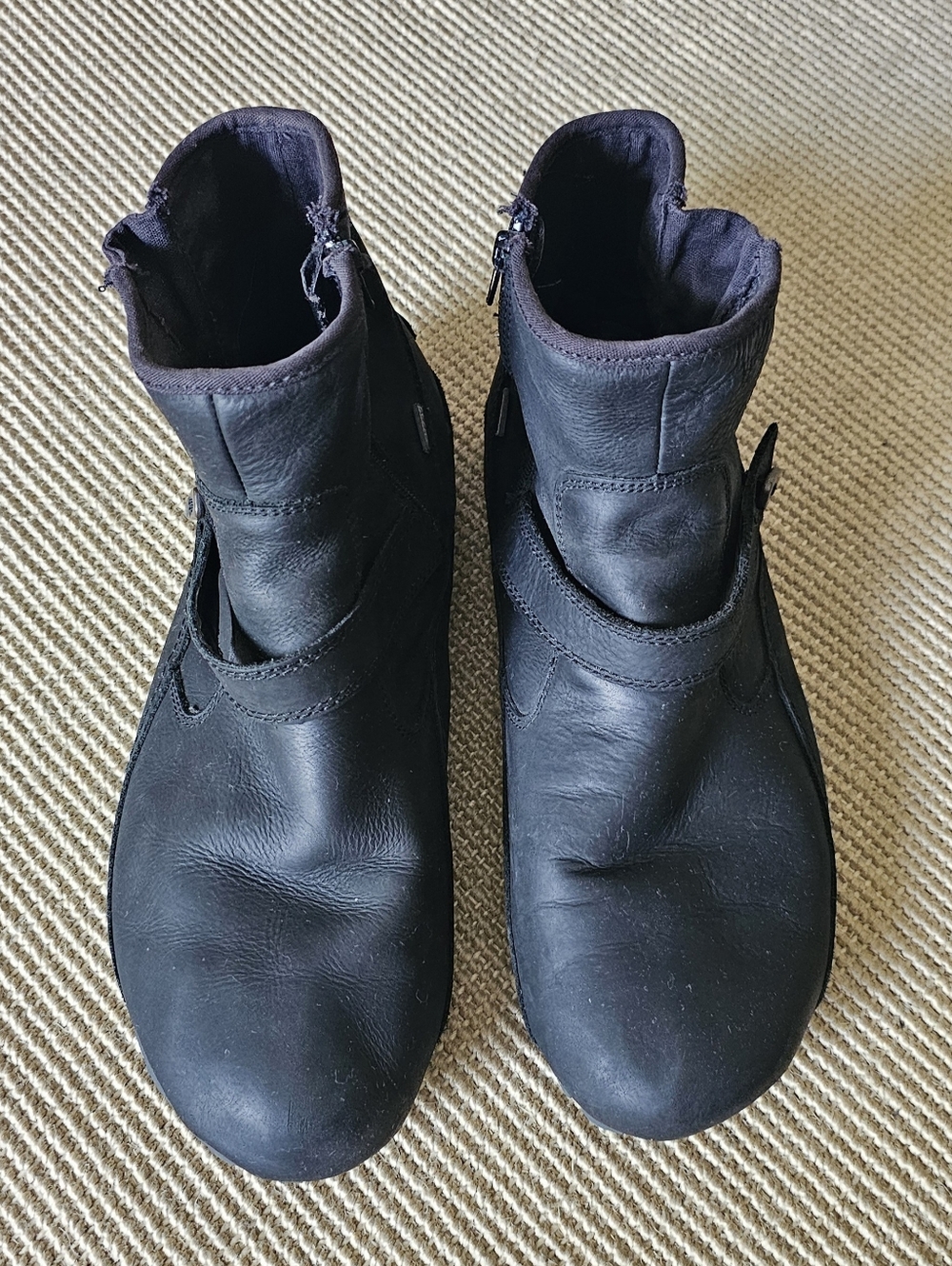 Merrell Haven Duo Black Leather Waterproof Boots - Women's Size 10.5